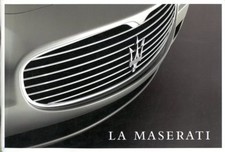 La Maserati Quattroporte 4200 Coupe Spider 2004 UK market sales brochure