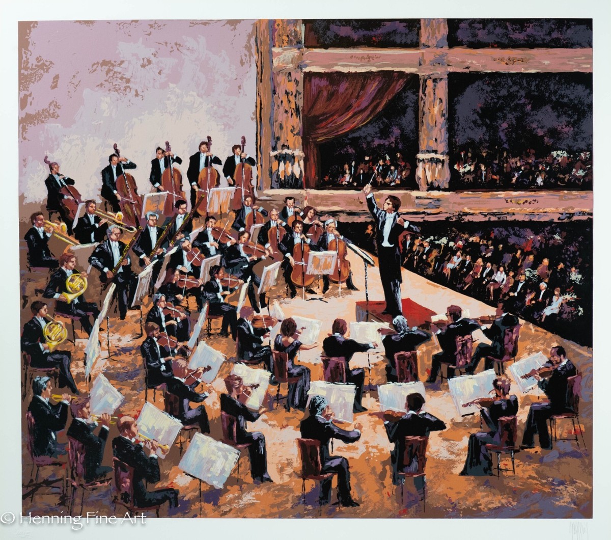 Beautiful Mark King Serigraph Orchestra Large from Martin
