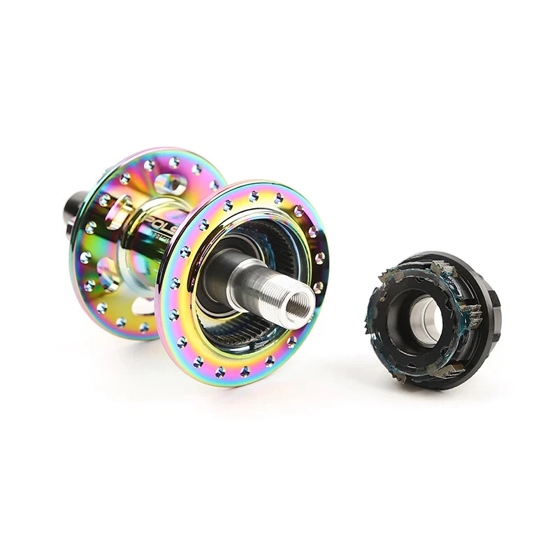 Buje de bicicleta BMX Racing 36 orificios freno de disco 6 trinquetes 120 clics bujes 3/8X110 mm Foto 4 de 4