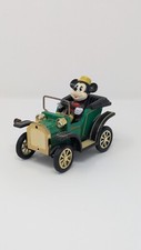 Vintage Walt Disney Mickey Mouse 1908 Pull Lever Car Masudaya Corp 1981 working