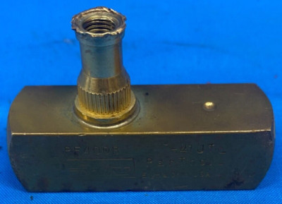 PARKER VALVE METERED FLOW 41JT PF400B MAX 2000PSI 138BAR MISSING CAP