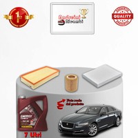 Set Service 3 Filter Und ÖL Jaguar XJ X351 3.0 D 221KW 300CV Von 2015->