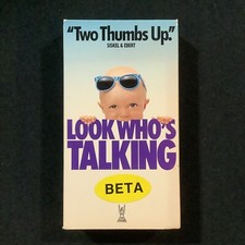 Look Who s Talking Beta Betamax Not VHS 1989 John Travolta