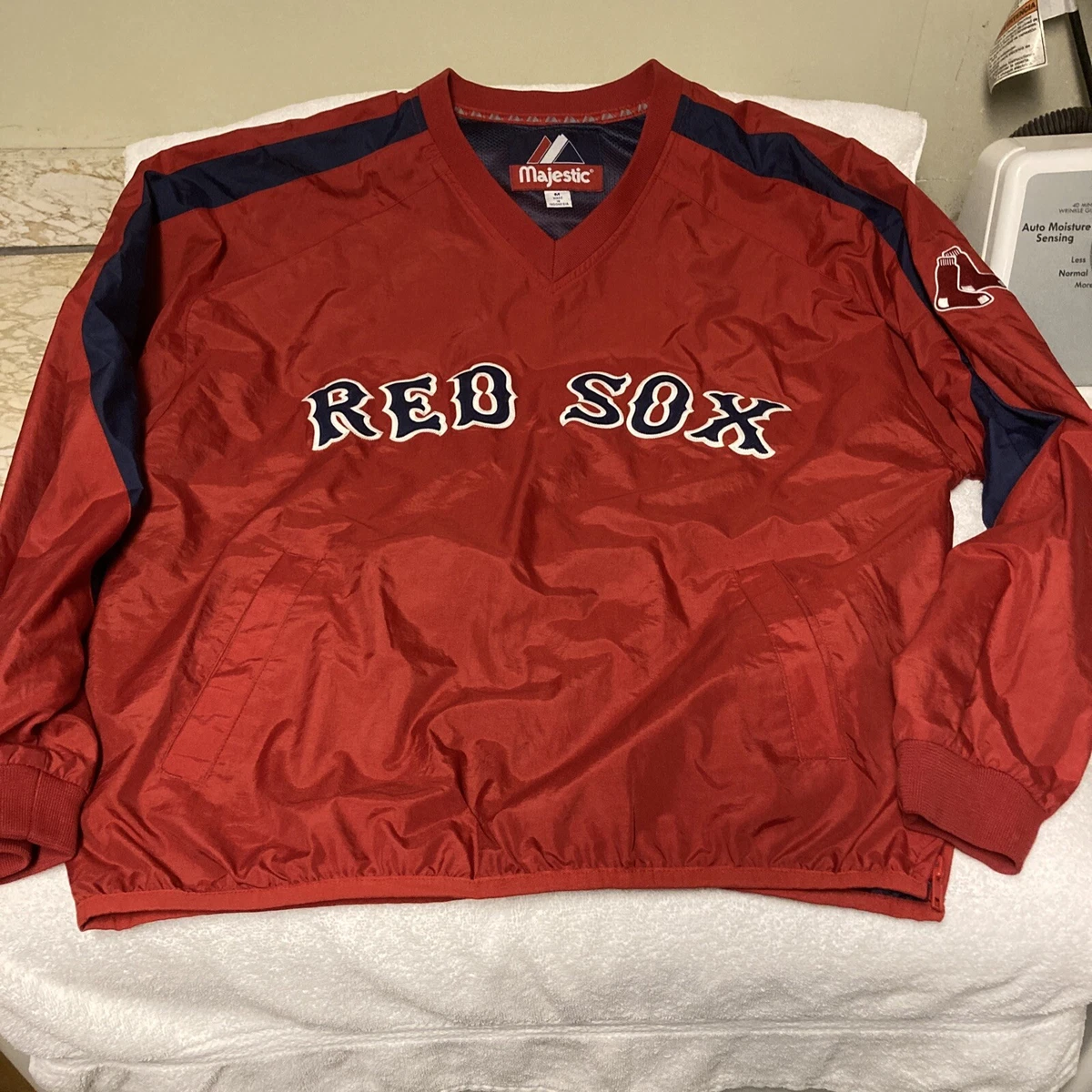 Majestic red hotsell sox sweatshirt