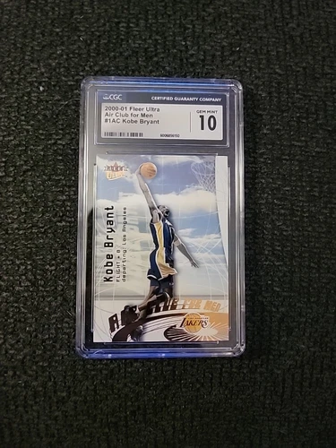 2000-01 Fleer Ultra Basketball Kobe Bryant Air Club For Men CGC 10 KB65