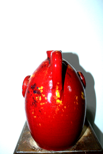 billy joe craven , face jug, pottery, pottery 12'' TALL X 8'' WIDE - Picture 7 of 14