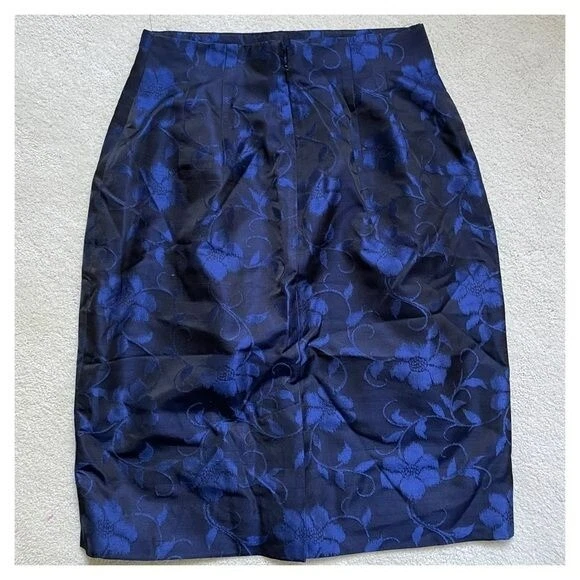 DANA BUCHMAN SILK BROCADE SKIRT SIZE 10 - Image 2 of 4