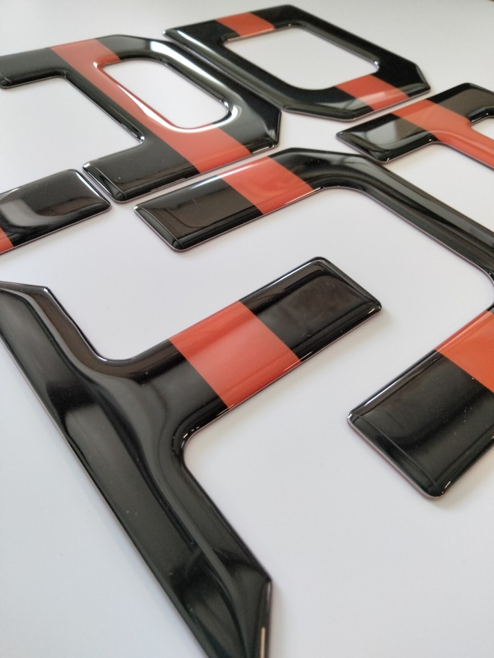 Tundra Trd Decal Black Reflective USA Flag Raised Letters For Toyota Tundra 2014-2021 Tailgate – 3D Domed Style Tundra Sticker - Foto 11