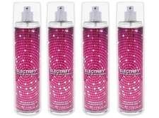 *PACK OF 4* ELECTRIFY by Paris Hilton for Women Body Fragrance Mist Spray 8.0 oz