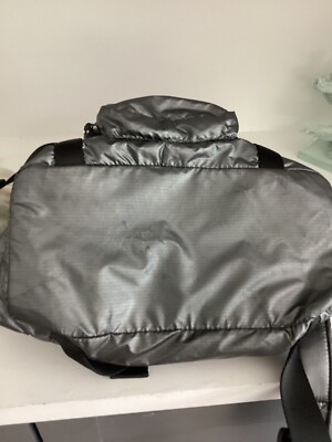 Bebe Sport Gray and Black Nylon Retha Backpack Large size | eBay display picture 1
