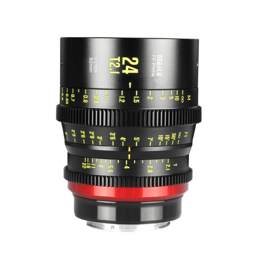 Meike Prime 24mm T2.1 Full Frame Cinema Lens for Canon EF/RF Sony E PL/L mount - Picture 2 of 7