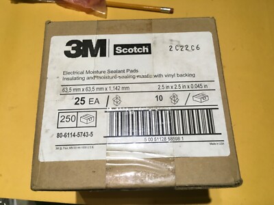 SCOTCH (3M) ELECTRICAL MOISTURE SEALING PADS (CARTON OF 10 BOXES) | eBay