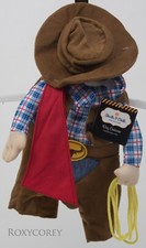 Halloween Thrills  Chills Stand Up Cowboy Pet Dog Costume Size Small NWT