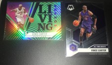 2020-21 Illusions Vince Carter Living Legends Acetate Emerald #17 + Mosaic ATG