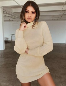mini sweater dress turtleneck