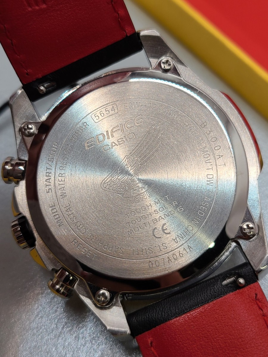 CASIO EDIFICE EQW-A2000HR-1AJR Honda Racing Limited Edition Radio