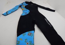 Hevto Women's Black Venus Swim Neoprene XS Wetsuit Floral Flower Mercury Women