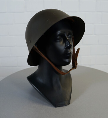 Old Steel Helmet Olive Green Size 55-57 with Inner Part Model M26 - M1926 Sweden