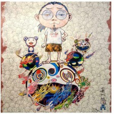 Takashi Murakami Oblitérer The Self Et Même Un Feu Is Refroidir Affiche Motif Ed