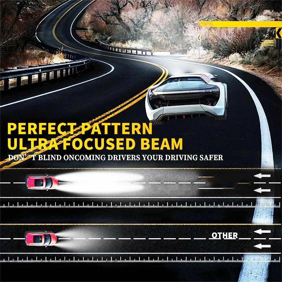 For Nissan Quest 2004-2009 6x LED Headlight High Low Beam + Fog Light Kit Bulbs - Изображение 2 из 4