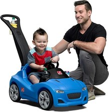 Step2 Whisper Ride Cruiser Push Toy Car Blue.
