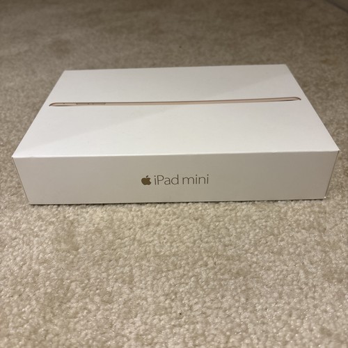 Apple iPad Mini 4 Oro Caja Vacía Embalaje Carga USB Cable Insertos - Imagen 3 de 10