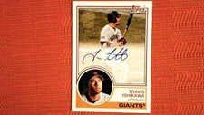2022 Topps Archives Baseball 1983 Fan Favorites Autographs #83FF-TI Travis Ishik