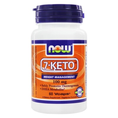 NOW Foods 7-Keto 100 mg., 60 Vegetarian Capsules