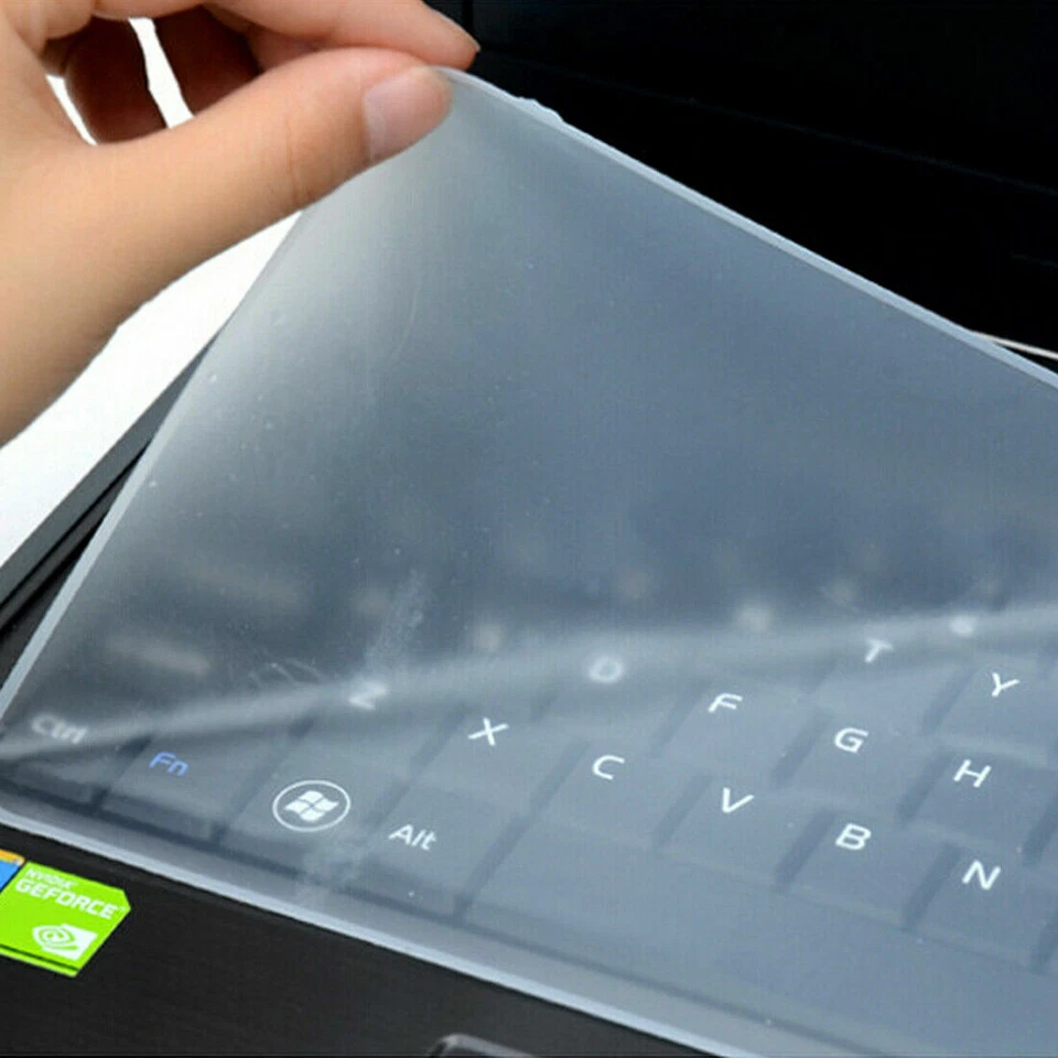 Clear Protector Cover Universal Laptop Soft Silicone Keyboard Skin for 14" 17" - Image 2 of 4