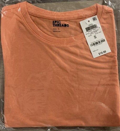 Epic Threads Girl's shell pink short sleeve T-shirt size Small - Picture 3 of 5