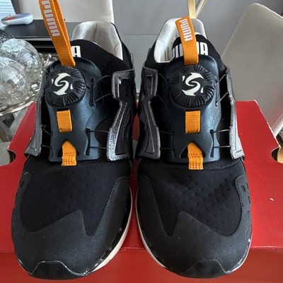 Puma Future Disc Blaze Lite Tech Men's Sneakers Black Orange Size 13 US New Box