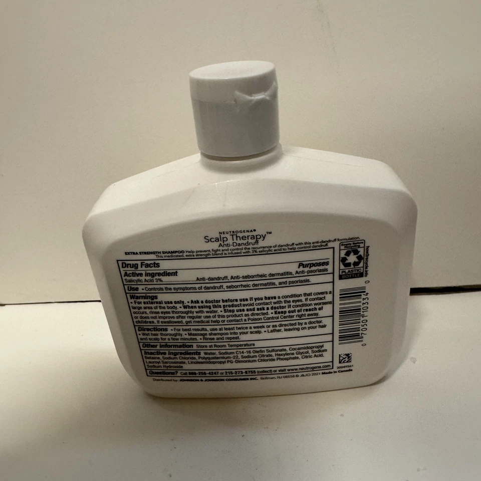 Neutrogena Scalp Therapy Anti-Dandruff Shampoo Extra Strength 12 OZ - Image 3 of 3