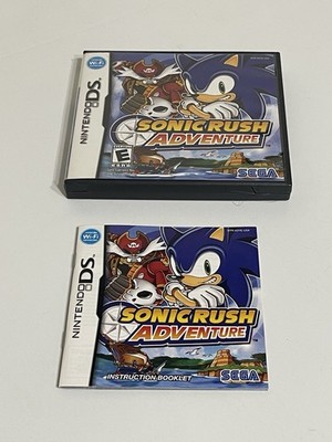 Sonic Rush Adventure Case Manual/Instructions ONLY! NO GAME! Nintendo DS