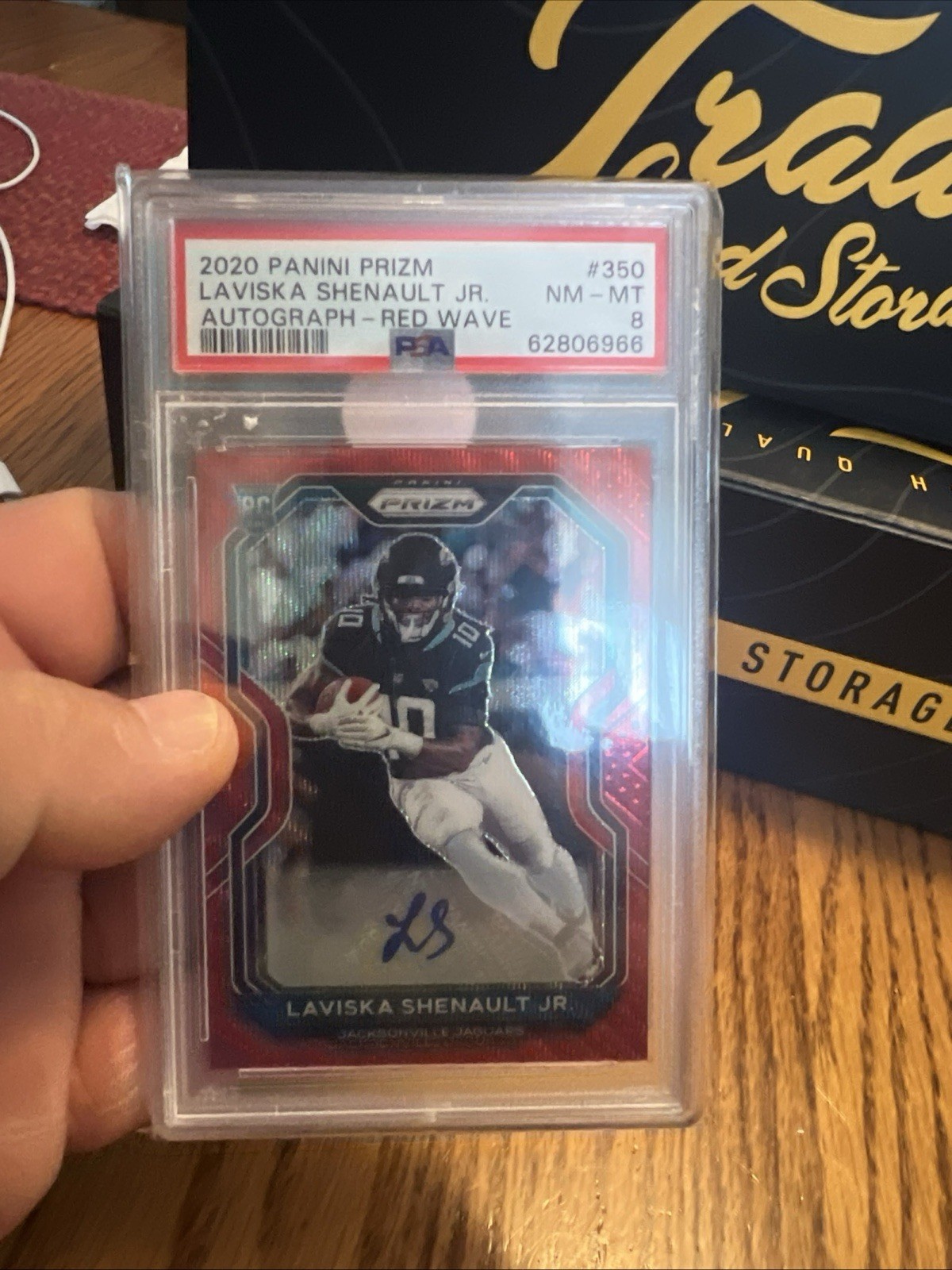 2020 Panini Prizm - RC  Laviska Shenault Jr. #350 Red Wave Prizm Auto /149