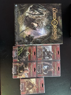 Lord Of The Rings LCG Core Plus 4 Starter Decks And One Scenario Pack