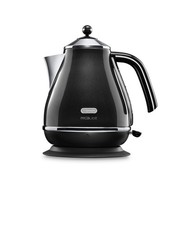 De'Longhi KBOM3001BK Jug Kettle Icona Micalite 1.7L 3000W Black Stainless Steel