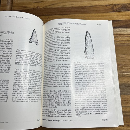 Handbook of Alabama Archeology Part 1 Point Types Book - Picture 6 of 7