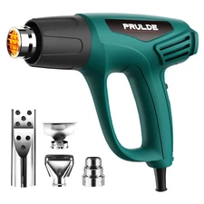 Prulde Heat Gun 1500w Dual Temperature Settings 572f~1112f Fast Heating Hot Air