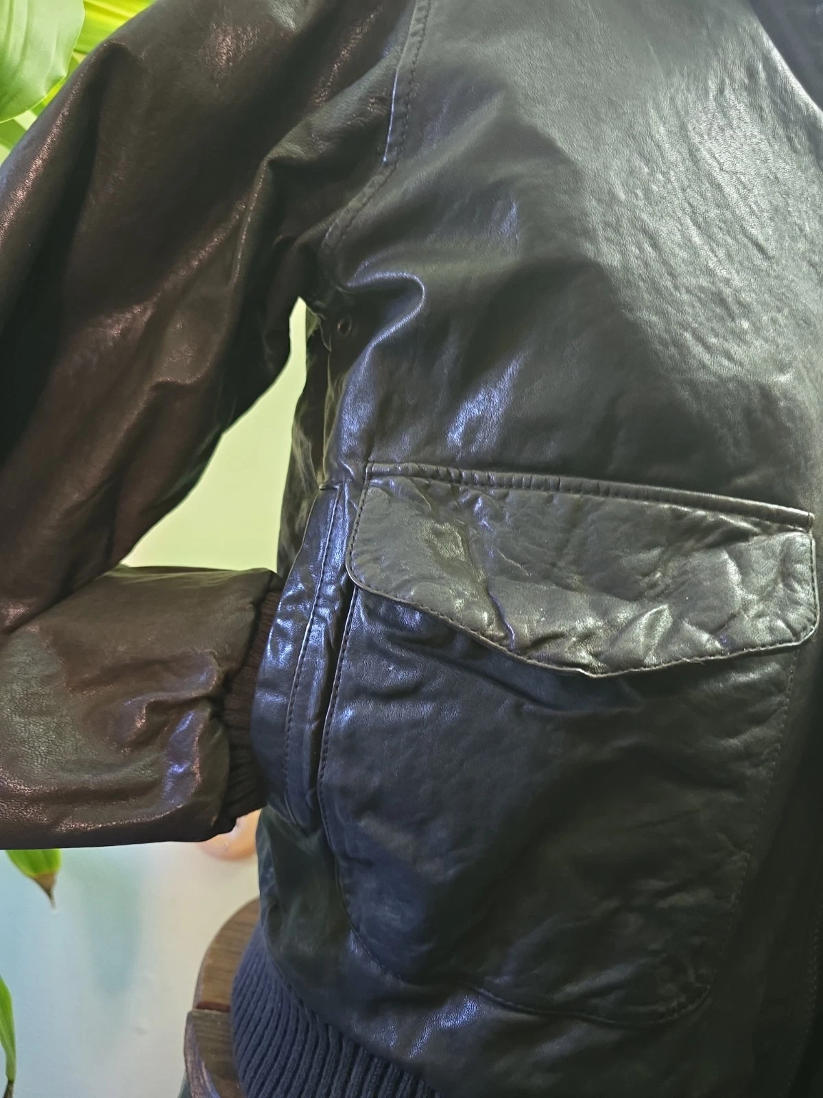 SCHOTT NYC LEATHER NEW  Vintaged JACKET RARE  Brown  w/tags Stunning sz Large  image 17