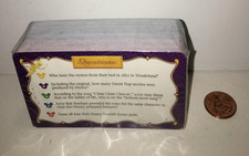 NEW DISNEYLAND DISNEY Knowledge Cards Deck FUN FACTS CHILDS TOY BOYS GIRLS