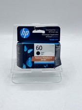 Original Genuine HP 60 Black Printer Ink Cartridge - New In Box OEM