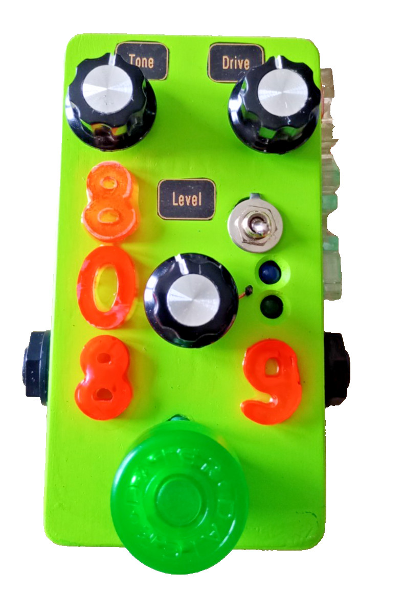 Pédale d'effet Screamer TS808 TS9 Replica en boîtier aluminium heavy relic pour guitare