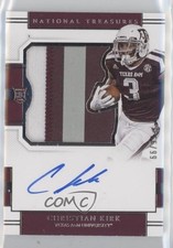 2018 National Treasures Collegiate Silhouettes /99 Christian Kirk #113 Auto 5w7