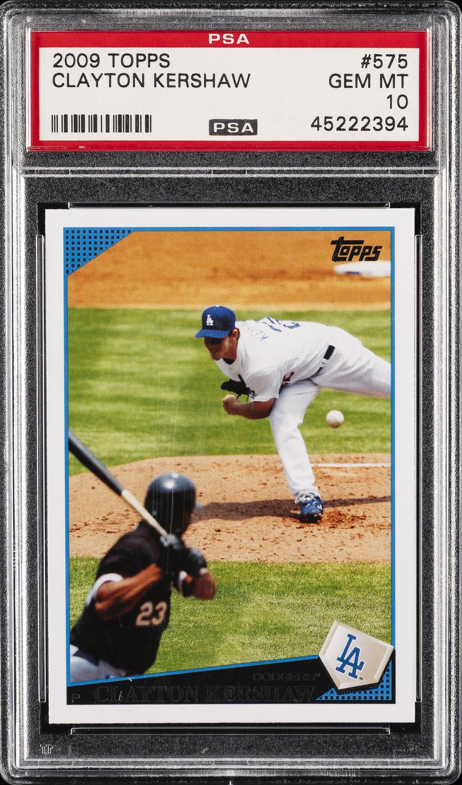 2009 TOPPS #575 CLAYTON KERSHAW PSA 10