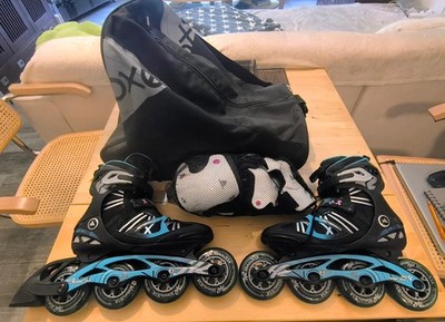 Inline Skates K2 VO2 S 90 Speed Boa W Gr. 39,5 Set mit Tasche und Protectoren ws