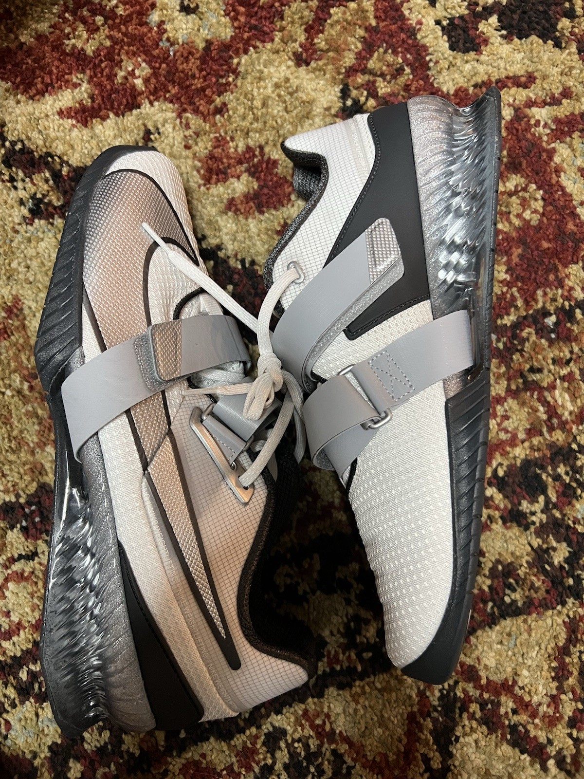 Men Nike Romaleos 4 SE Weight Lifting Shoes Phantom Dust FZ8663-100 Size 13