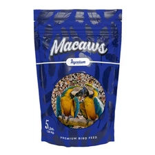 Premium Macaw Food | High Protein & Fiber | Safe & Clean Pet Bird Food | Nut ...