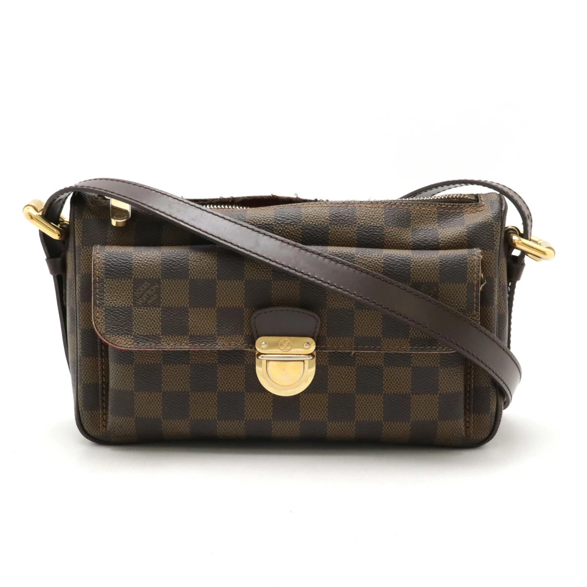Louis Vuitton Damier Ravello GM Crossbody Bag with Long Strap N60006