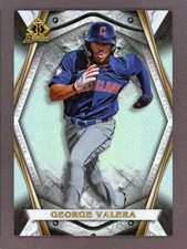 2022 Bowman Chrome Draft Bowman Invicta George Valera Cleveland Guardians