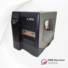ZEBRA ZM400 ZM400-2001-0100T Industrial Thermal Label Printer w/PWR CBL - TESTED